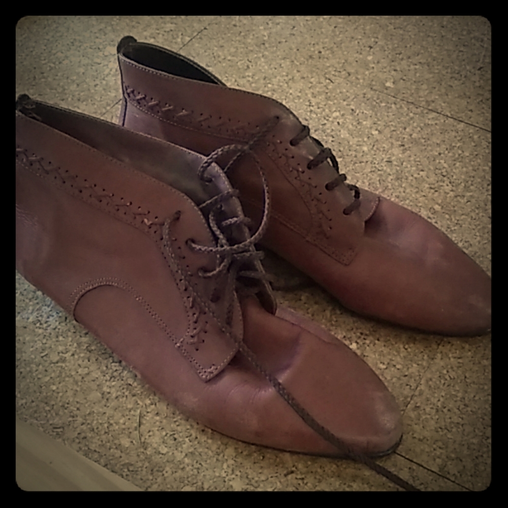 Vintage leather boots